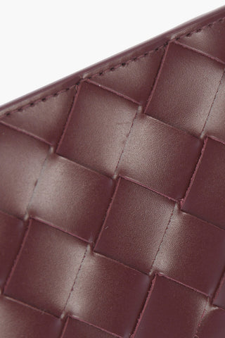 Adjustable Lanyard Woven Leather Card Holder