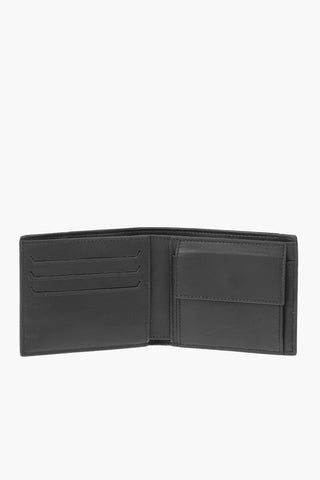Embossed Detail Leather Bifold Wallet
