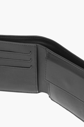 Embossed Detail Leather Bifold Wallet