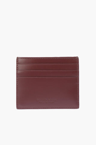 Woven Leather Card Holder