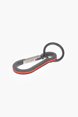 Carabiner Key Holder with Nappa Detail
