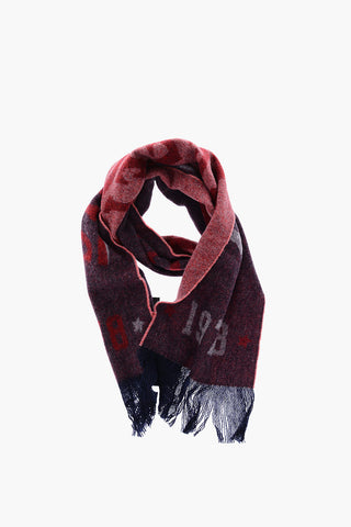 Wool S-VALTIC Scarf with Fringe