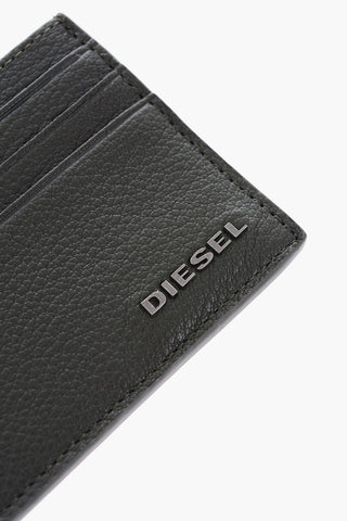 textured leather JOHNAS II card holder