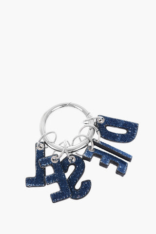 Portachiavi con pendente logo lettering
