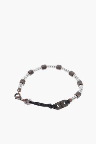Braccialetto A-BEAD Con Targhetta Logo