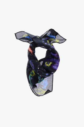 Printed Cotton and Silk Foulard
