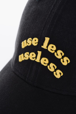 solid color C-LESSER cap with embroidery