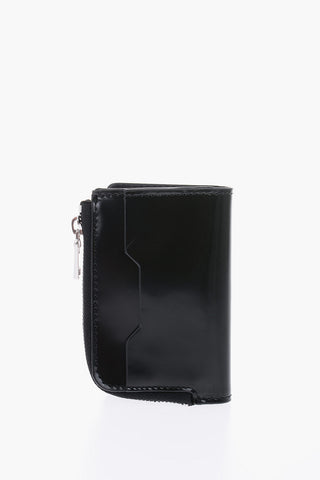 Patent Leather CLYN L-ZIP KEY Keyrings with Zip Closure