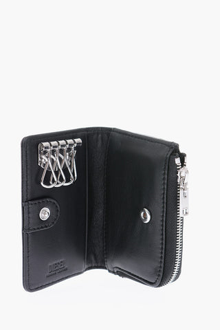 Patent Leather CLYN L-ZIP KEY Keyrings with Zip Closure
