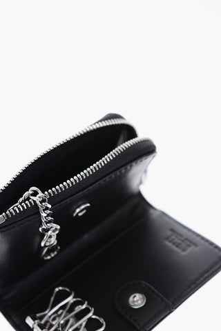 Patent Leather CLYN L-ZIP KEY Keyrings with Zip Closure
