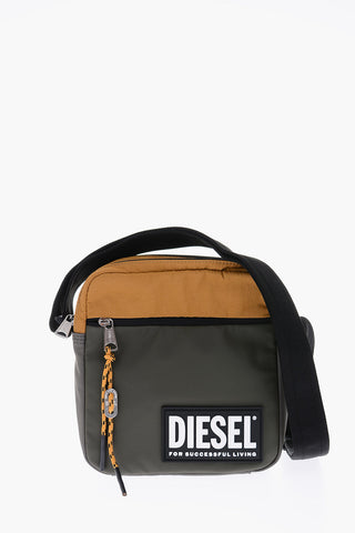 Two-tone B55 VERTYO Shoulder Bag with Embossed Logo