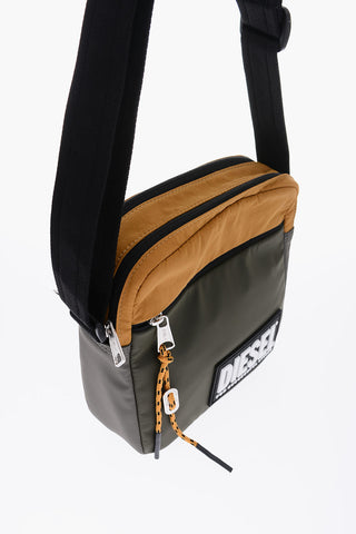 Two-tone B55 VERTYO Shoulder Bag with Embossed Logo
