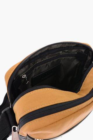 Two-tone B55 VERTYO Shoulder Bag with Embossed Logo