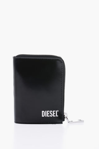 zip closure leather L-12 wallet