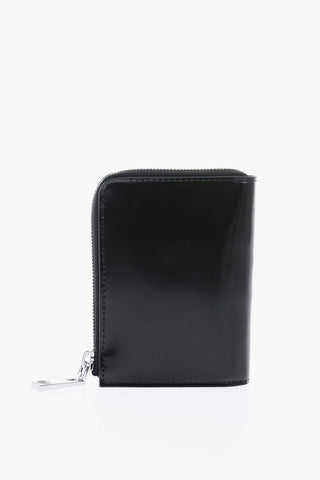 zip closure leather L-12 wallet