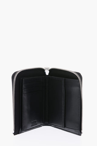 zip closure leather L-12 wallet