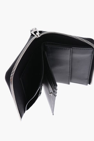 zip closure leather L-12 wallet