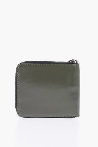 zip closure leather HIRESH XS wallet