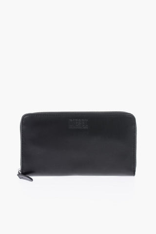 Portafoglio in pelle con chiusura zip