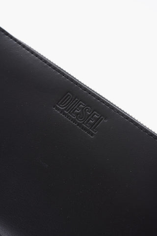 Portafoglio in pelle con chiusura zip
