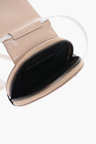 leather ALYSYA II coin holder with removable shoulder strap