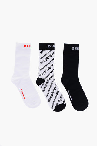 logo embroidered SKM-HERMINE 3 socks set