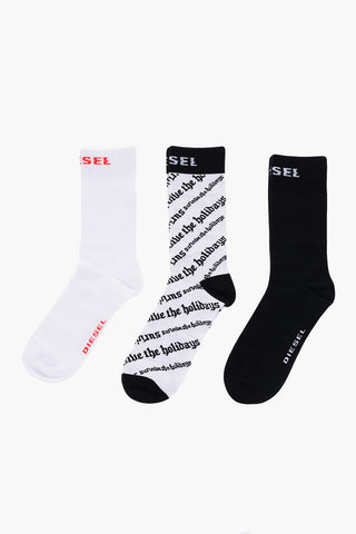 logo embroidered SKM-HERMINE 3 socks set
