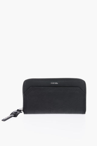 Leather GRANATO Wallet with Zip Closure