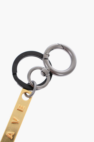 metal GUNNER pendant keyring