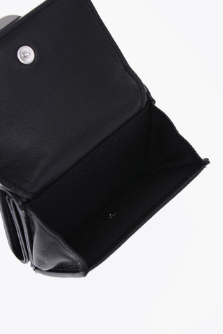 metal detail leather LORETTINA wallet
