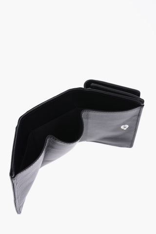 metal detail leather LORETTINA wallet