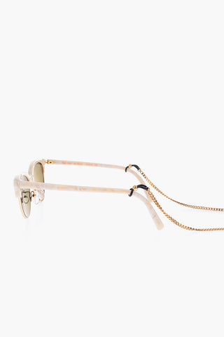 MM6 Cat Eye Sunglasses With Glasses Cord