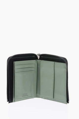 Portafoglio L-12 in pelle con chiusura zip