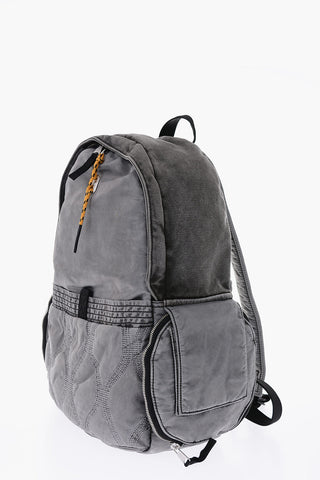 Zaino WOODPEKER HARI con Dettagli in Denim e Maxi Tasca Frontale