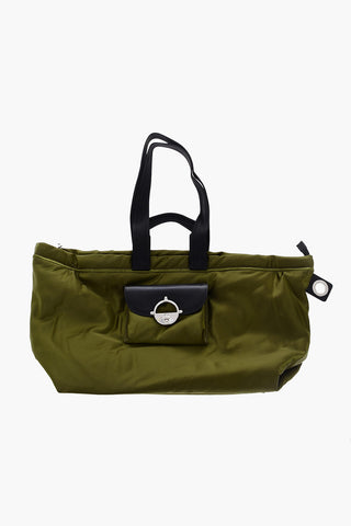 Nylon FRYDA BUNGY Maxi Hand Bag with contrasting Handle