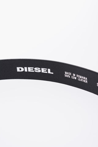 30mm Leather B-RING Belt with Round Buckle