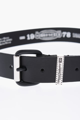 cintura B-FLAG in pelle 40mm