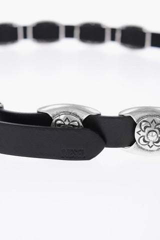 20mm All Over Studded Leather B-SNAKY Belt