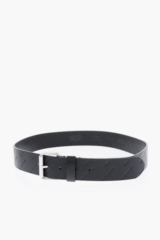 40mm All Over Logo Faux Leather B-OLLY Belt