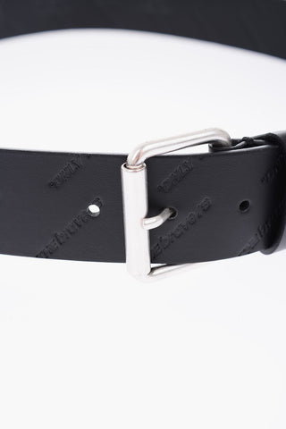 40mm All Over Logo Faux Leather B-OLLY Belt