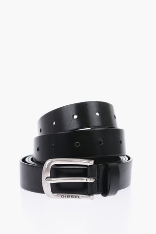 30mm Solid Color Leather B-LONGAST Belt