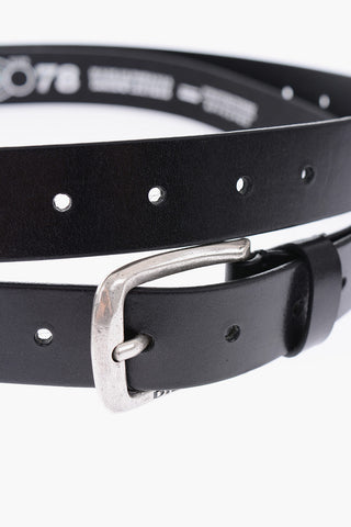 30mm Solid Color Leather B-LONGAST Belt