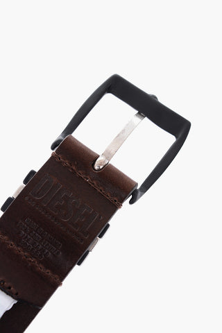 40mm leather B-HIDDEN belt