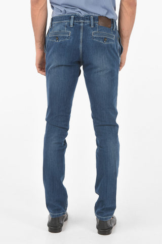 ID 5 Pocket Dark Wash Regular Fit Denims