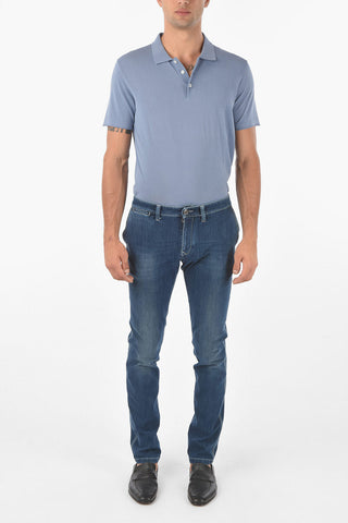ID 5 Pocket Dark Wash Regular Fit Denims