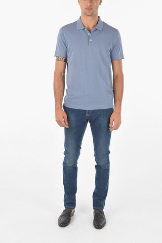 ID Polo in Cotone 3 Bottoni