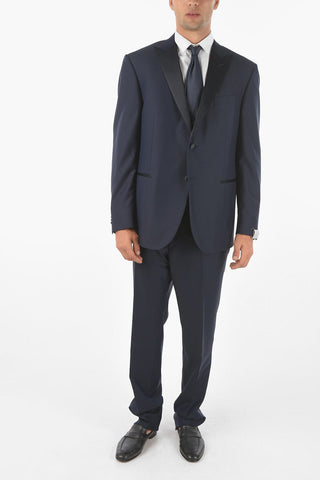 3-Piece CERIM.ACADEMY Suit with Satin Peak Lapel