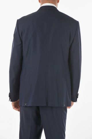 3-Piece CERIM.ACADEMY Suit with Satin Peak Lapel