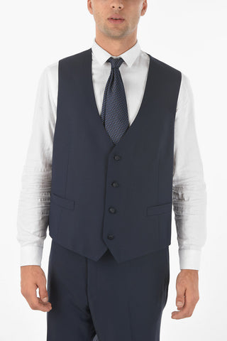 3-Piece CERIM.ACADEMY Suit with Satin Peak Lapel