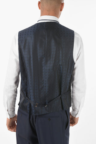 3-Piece CERIM.ACADEMY Suit with Satin Peak Lapel